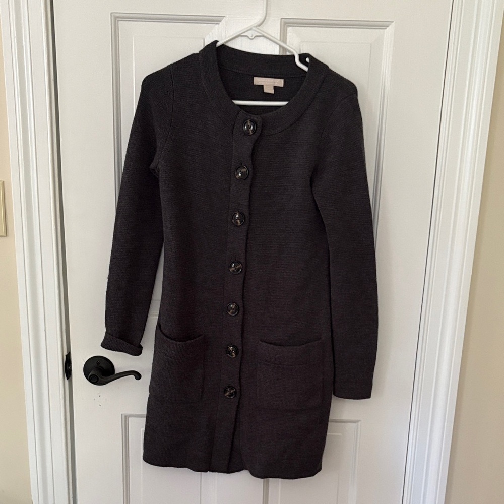 Banana Republic Charcoal Knit Sweater
